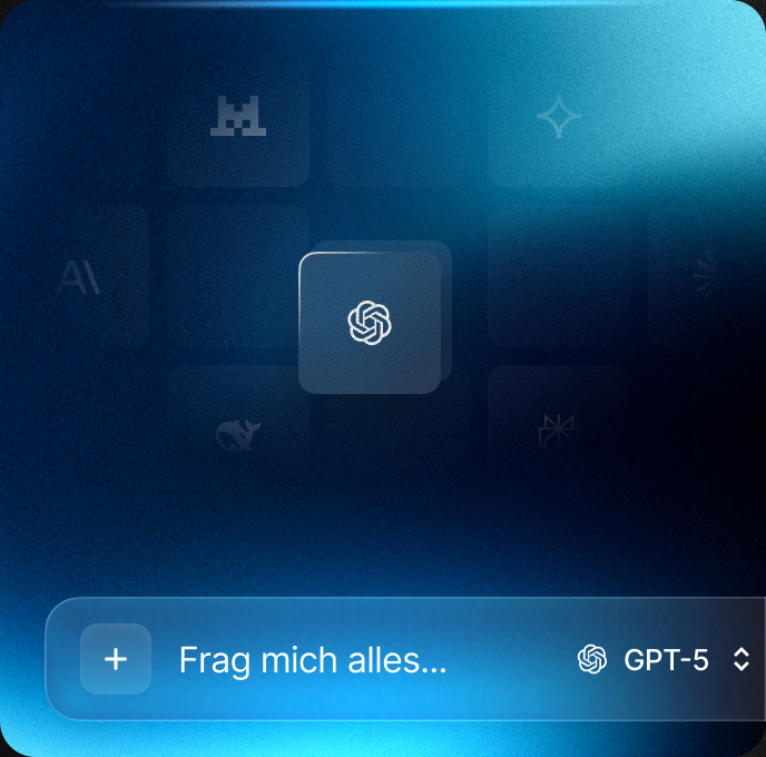 Führende KI Modelle. Eine Plattform